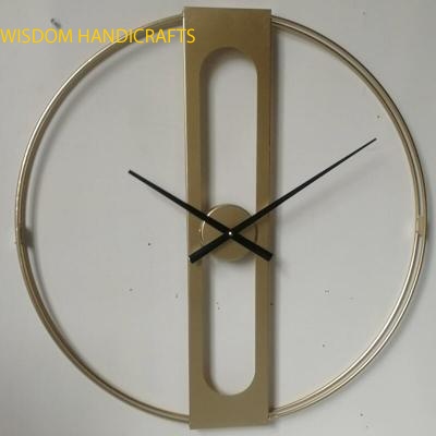 Morden Style  Gold Metal Wall Clock Decorative Clock for Living Room Kitchen Bathroom Bedroom